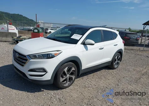 2016 Hyundai Tucson Limited z USA, uszkodzony, nr VIN KM8J3CA27GU023206